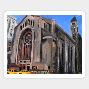 Temple Emanu-El, New York City Sticker